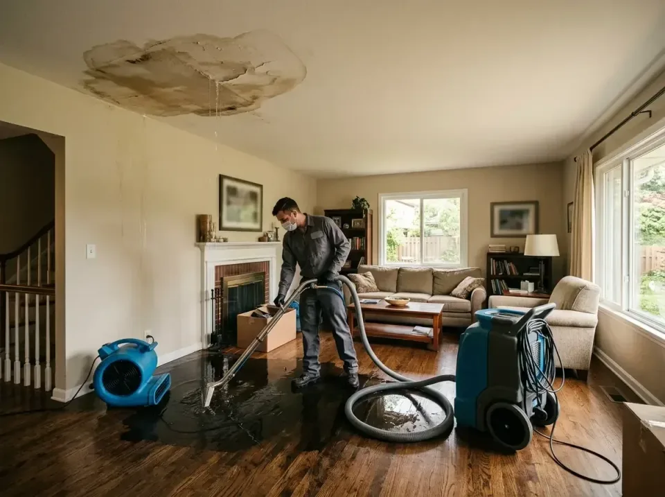 attic-pipe-burst-ceiling-drip-008 — frequently asked questions, Water Damage Restoration & Carpet Care in Spanaway, WA